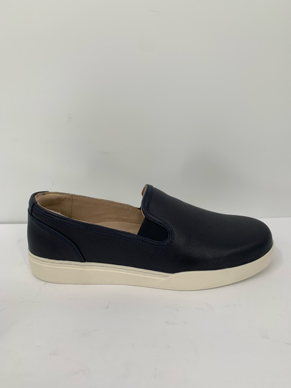 Abeo Encore Slip-on sneaker shoe navy blue leather comfort walking women new 8